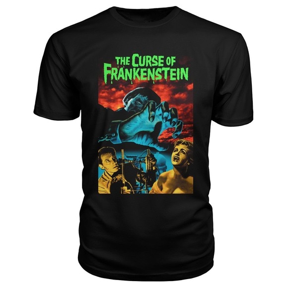 Tops - Frankenstein Monster Printed Cotton Shirt
